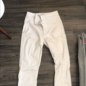 White jeans